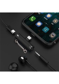 Resim Ally Type-C to 3.5 MM Anahtarlık Dönüştürücü Adaptör Pembe 