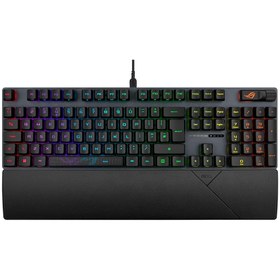 Resim ASUS ROG STRİX SCOPE II RX RED SWİTCH RGB KABLOLU TÜRKÇE MEKANİK GAMİNG KLAVYE 