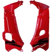 Resim Motogusto Spark Sağ Sol İç Dizlik Kırmızı 