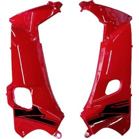 Resim Motogusto Spark Sağ Sol İç Dizlik Kırmızı 