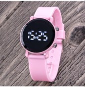 Resim Pembe Renk Çocuk Saati - Saat Öğretici Led Watch Kadran Kız Çocuk Saati ST-304312 Saattino