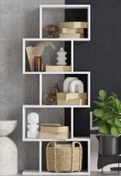 Resim Decormet Meriç Kitaplık Beyaz 