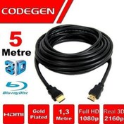 Resim CPS50 5metre HDMI Görüntü Kablosu 3D Gold 1.4v 2K Codegen