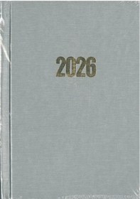 Resim Özkan 2026 Ajanda 12x17 Cilt Bezli Gri Hafta Sonları Birleşik Gri 