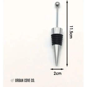Resim Urbancove Co. - Paslanmaz Çelik Şarap Tıpası, Dıy, Kendin Tasarla 