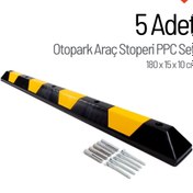 Resim İleri Trafik Otopark Araç Stoperi PPC Set 5 Adet 