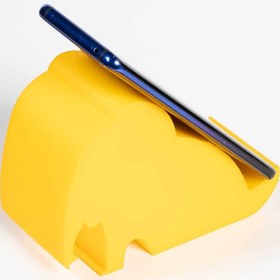 Resim Birlik Sünger Sünger Fil Masa Üstü Telefon Ve Tablet Tutacağı Sarı 14x10,5x6 Cm 