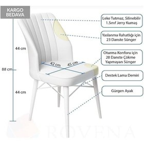 Resim 6 Kişilik Açılır Masa Sandalye Takımı Lacivert 