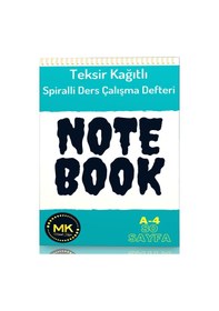 Resim Teksir Kağıtlı Spiralli Ders Çalışma Defteri A4 