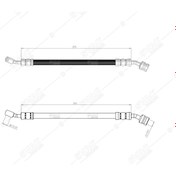Resim SVAC 800197 Arka Dıs Fren Hortumu H-1 Absli 08- 