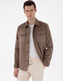 Resim Pierre Cardin Erkek Vizon Deri Mont-kaban 50312345-575 Vizon 