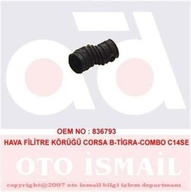 Resim Doğru Kauçuk 804 Hava Filtre Körügü Corsa B C14Se 