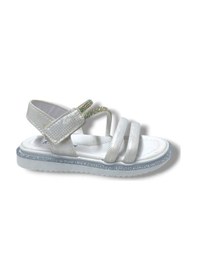 Resim Arzen Bebe 221-25 Anatomik Taşlı Cırtlı Kız Çocuk Sandalet 26-30 Beyaz 