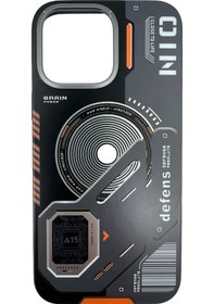 Resim Nettech İphone 15 Pro Uyumlu Nt-n043 Arka Koruma Kılıf - Gri Gri 