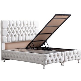 Resim Setaymobilya Baza, Cappy Krem Mdf Baza + Başlık Seti, Setay 