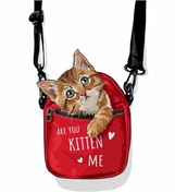 Resim UBGA GIFT Çantada Kedi 35 Cm Özel Tasarım Motor Kask Araba Duvar Stıcker Çıkartma 