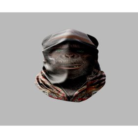 Resim Buffalo Animals Tasarımlı Motorcu Buff Maske Outdoor Boyunluk Unisex Bandana 