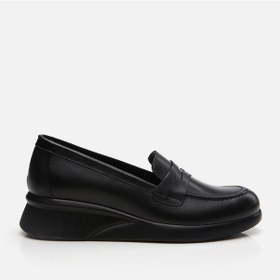 Resim Hotiç Hakiki Deri Siyah Kadın Loafer 01ayh294700a100 Siyah 