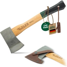 Resim Aesco Yankee Balta 650GR, Ağaç Sap 38CM, Yeşil/siyah 