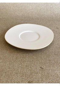 Resim Sanyo Melamin Çay Tabağı 12,5 Cm 1 Adet - Melamin Bardak Altlığı Beyaz 