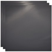 Resim Neevoyu 3 Adet Siyah Yansıtmada Yüksek Kaliteli Akrilik Tablo, 40x40cm Kare, Stüdyo Ürün Fotoğrafçılığı Arka Planı, Yumuşak Yüzeyli Ve Dayanıklı 