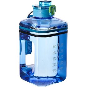 Resim Eternal 2.2l Su Şişesi Büyük Kapasiteli Zaman Ölçeği ile Taşınabilir Suluk Matara (Yurt Dışından) 
