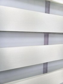 Resim BBB Düz Renk Stor Zebra Perde Sert Plastik Kasalı 120x200 Ekru 