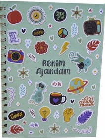 Resim Melimelek Benim Ajandam Sticker 3 Dd-021 Çok Renkli 