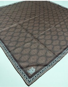 Resim Lotus Desen Eşarp - 06107 Koyu Kahve-13 
