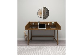 Resim WOODFACE MELY DOĞAL AHŞAP ÇALIŞMA MASASI, CEVİZ 