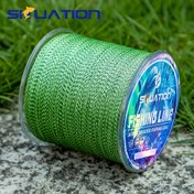 Resim 1 adet SIIUATION 182.88/457.2 metre Örgülü PE Balıkçılık İpi, Yüksek Dayanıklılık Uzun Atış, Deniz Balıkçılığı Takımı, Yeşil, Paskalya Festivali, Örgülü Balıkçılık İpi 