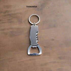 Resim Teknonisa Mini Cep Şişe Açacağı 3 Başlıklı 