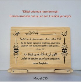 Resim Münzevi Masaüstü Ahşap Rahle/tablet/kitap Tutucu-model030 