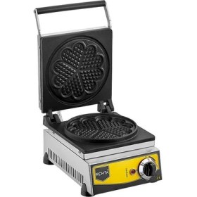 Resim Remta Remta Çiçek Waffle Makinası 21 Cm Döküm Sanayi Tipi Endüstriyel 
