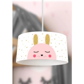 Resim Zethome Genç Çocuk Odası Gold Tavşan Çocuk Sarkıt Avize 