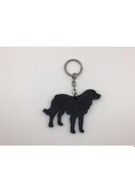 Resim Anahtarlık Köpek Modeli Siyah 