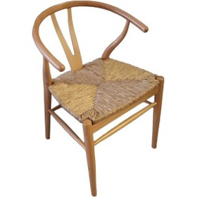 Resim byoguzfurniture Danish Wishbone Hasırlı Sandalye 