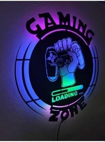 Resim dekoraven Gaming Zone Gamer Led Işıklı Tablo, GamingZoneGamer1 