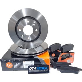 Resim Peugeot 208 (2012-2020) Ön Fren Balata ve Disk Seti (Orijinal Eurorepar) 