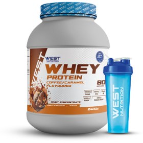 Resim West Nutrition Whey Protein Tozu 2400 gr 80 Servis Kahve & Karamel Aromalı 