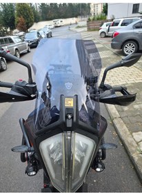 Resim Motocam Ktm 890 Adv Ön Cam 2021-2023 Model 44cm Füme Renkli 3mm Aparatsızdır 