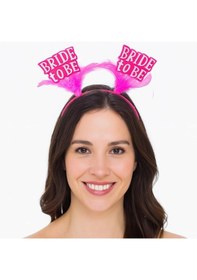 Resim Mey İthalat Pembe Renkli Bride To Be Parti Tacı Bekarlığa Veda Gecesi İçin Standart 