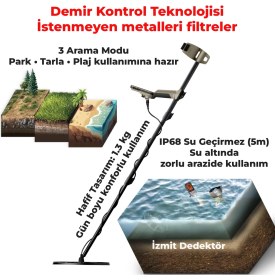 Resim Minelab X-Terra Elıte Expedition Izmit Dedektör Metal Altın Define Dedektörü 2 Başlık 