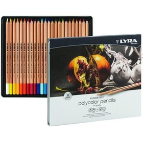 Resim Lyra Rembrandt Polycolor Kuru Boya Seti 24 Renk 