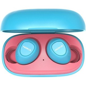 Resim Mufunye Nokıa E3100 Taşınabilir Kablosuz Bt Kulaklık Bt5.0 Mini Kulak İçi Spor Kulaklıkları Kararlı Bağlantı Düşük Gecikme Pembe Ve Mavi 