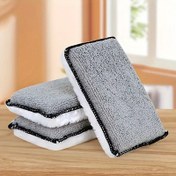 Resim Ultra-Yumuşak Mikrofiber Araba Temizleme Süngerleri, 1 adet/2 adet - Suni Deri & Döşeme Detayları için Çift Taraflı, Mutfak & Ev Kullanımı için Mükemmel 