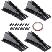 Resim Suntek 4 Adet Arka Tampon Difüzör Kavisli Şekil Arka Tampon 