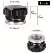 Resim Xuweiwei Kaynak Tankı Kapakları 1 Inch 2 Inch 2.5 Inch Boyutlarında Otomotiv Modifikasyon Parçaları 