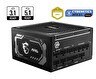 Resim MSI PSU MAG A1250GL PCIE5 1250 W 80+ Gold Tam Modüler Güç Kaynağı 
