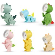 Resim 6 Parça Mini Led Masa Dinozor Şeklinde Lamba Sevimli Küçük Telefon Tutucu Diğer 